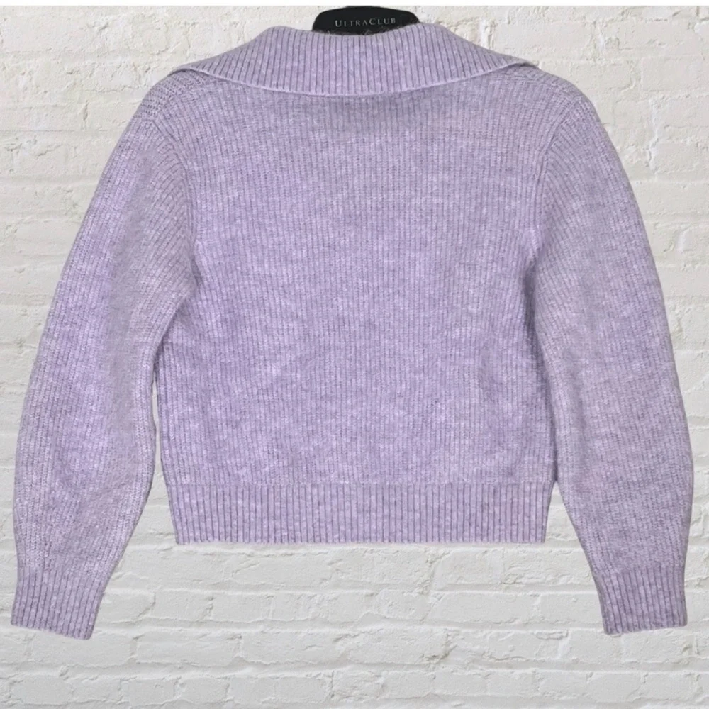 & Other Stories Lavender Cardigan - Picture 6 of 7